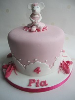 angelina ballerina birthday cake